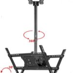 SOPORTE DOBLE CARA DE TECHO PARA TV DE 40″ A 55" TIPO ESPEJO